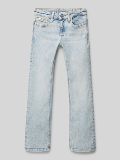 Calvin Klein Jeans Flared cut jeans in 5-pocketmodel Lichtblauw - 1