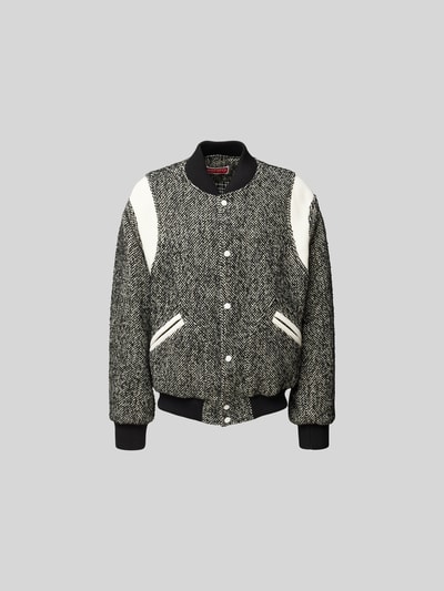 Kenzo Bomberjacke mit gerippten Abschlüssen Black 1