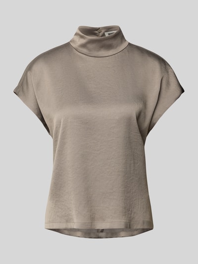 Drykorn Blouseshirt met opstaande kraag Taupe - 2