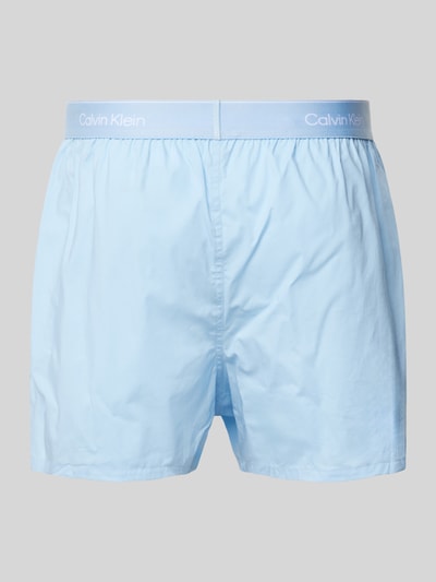 Calvin Klein Underwear Boxershorts mit elastischem Logo-Bund im 3er-Pack Bleu 3