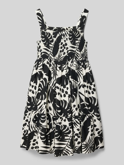DANAMADE Kleid aus Viskose im Stufen-Look Black 3