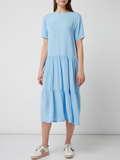 MSCH Copenhagen Kleid im Stufen-Look  Blau 1