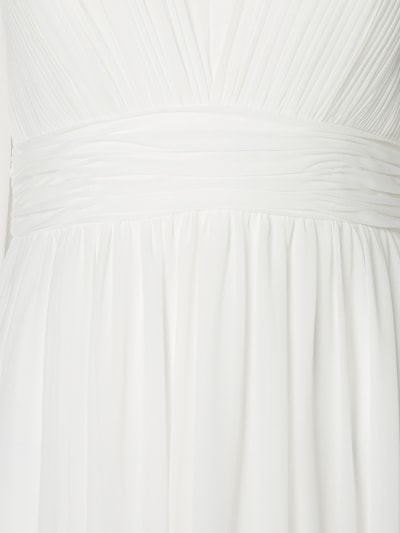 Mascara Brautkleid aus Chiffon  Offwhite 4