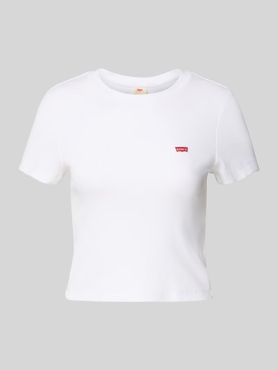 Levi's® T-shirt z detalem z logo Biały 2
