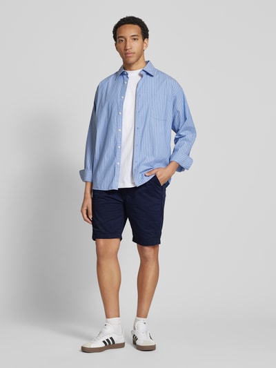 Alpha Industries Shorts mit elastischem Bund und Tunnelzug Marine 1