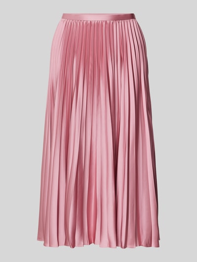 Lauren Ralph Lauren Knielanger Plisseerock aus Satin Modell 'SUZU' Altrosa 2
