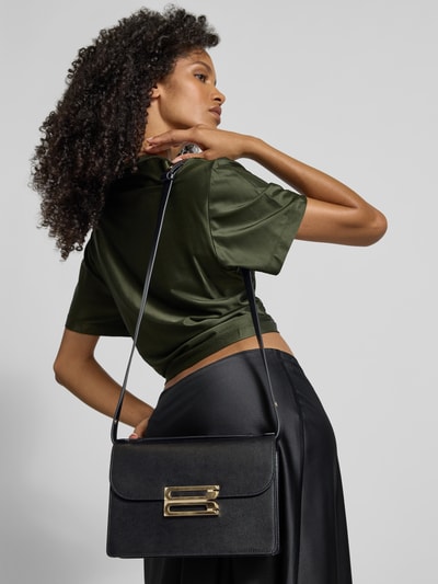 Victoria Beckham Shoulder Bag aus echtem Leder Black 1