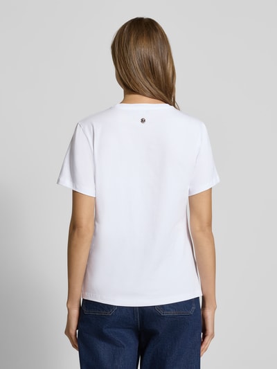 JOOP! T-shirt z okrągłym dekoltem model ‘Tita’ Ciemnoczerwony 5