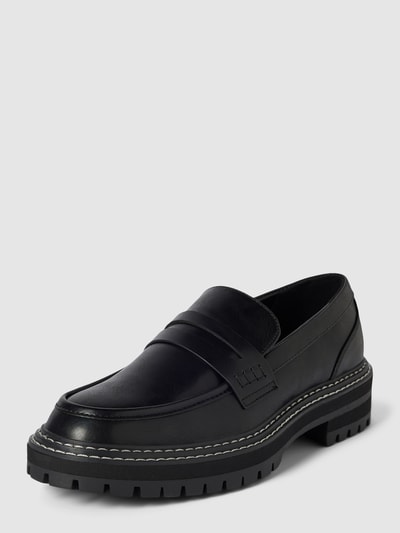 Only Penny-Loafer mit Ziernähten Modell 'BETH' Black 1