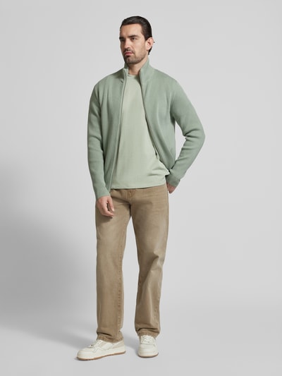 Lindbergh Oversized T-Shirt mit Rundhalsausschnitt Gruen 1