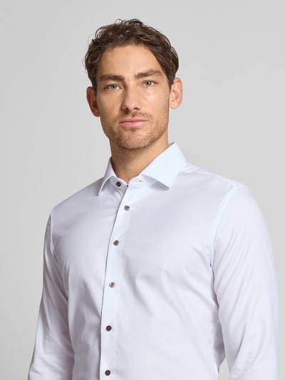 ETERNA Slim Fit Business-Hemd mit Kentkragen Weiss 3