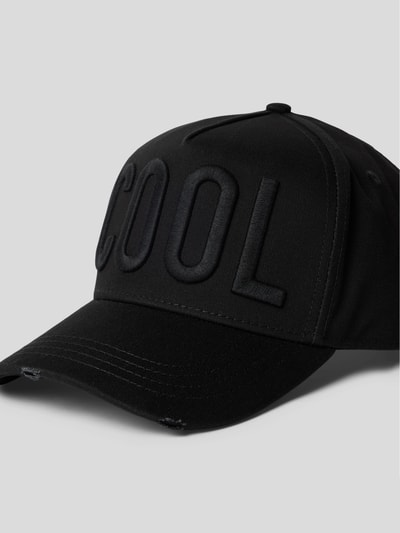 Dsquared2 Basecap mit Statement-Stitching Schwarz 3
