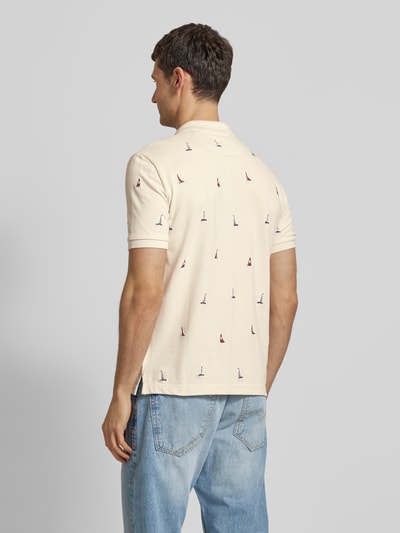 Gant Regular Fit Poloshirt mit Motiv-Stitching Offwhite 5