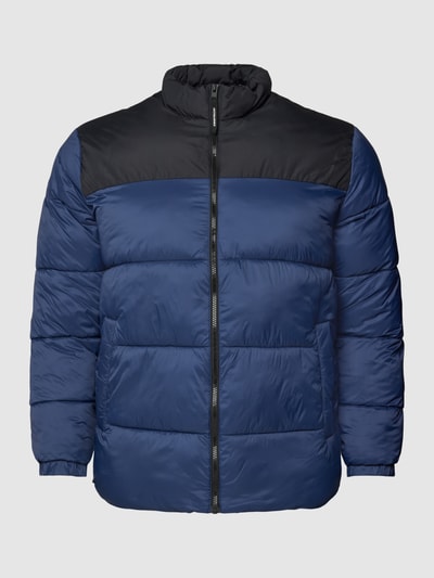 Jack & Jones Plus PLUS SIZE Steppjacke im Two-Tone-Design Modell 'TOBY' Dunkelblau 2