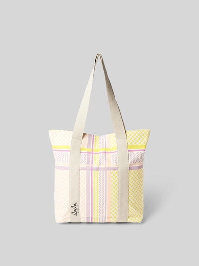 Lala Berlin Shopper aus reiner Baumwolle Pink Melange 2