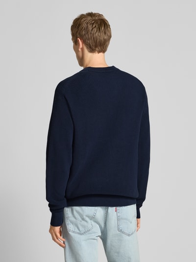 Calvin Klein Jeans Gebreide pullover met labelpatch Marineblauw - 5
