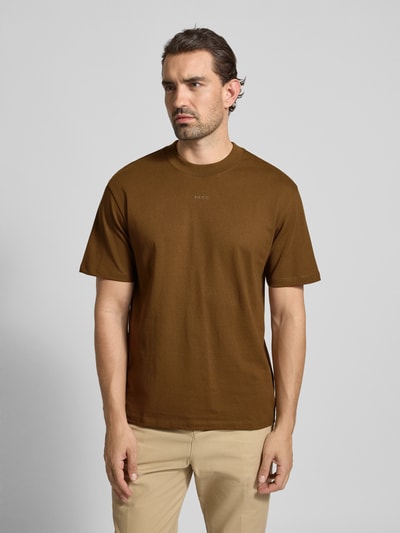 HUGO Regular Fit T-Shirt aus reiner Baumwolle Modell 'DAPOLINO' Hazel 4