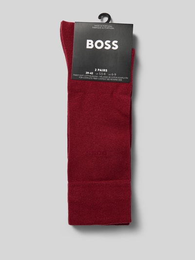 BOSS Socken aus Baumwoll-Mix im 2er-Pack Rot 3