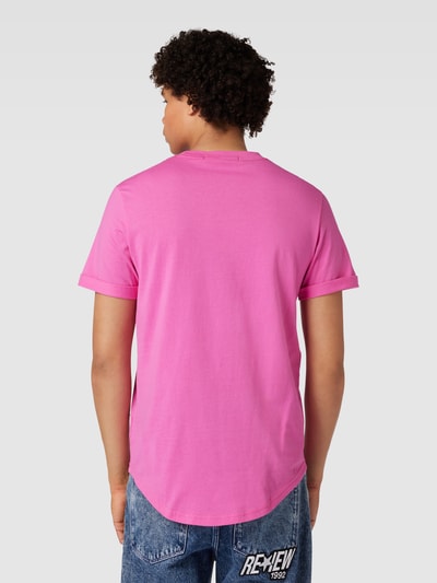 Calvin Klein Jeans T-Shirt mit Label-Patch Pink 5