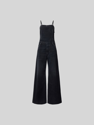 Diesel Jumpsuit mit Spaghettiträger Dunkelgrau Melange 2