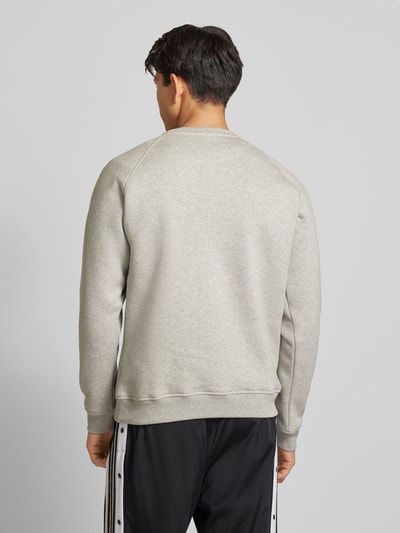 adidas Originals Sweatshirt met labelstitching Lichtgrijs gemêleerd - 5