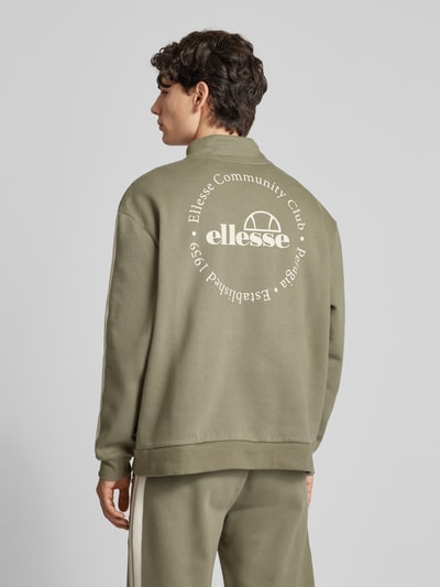 Ellesse Sweatshirt mit Stehkragen Modell 'ZARAGOZA' Khaki 5