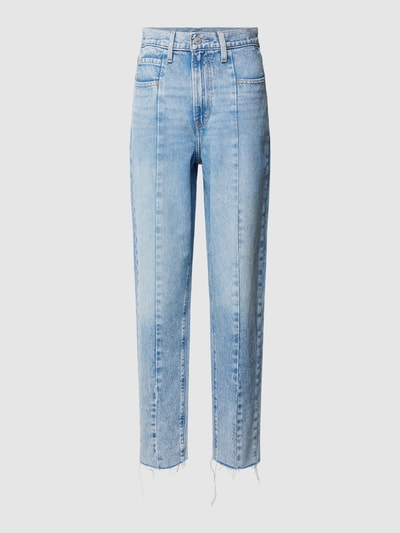 Levi's® Mom Fit Jeans mit Teilungsnähten Hellblau 2