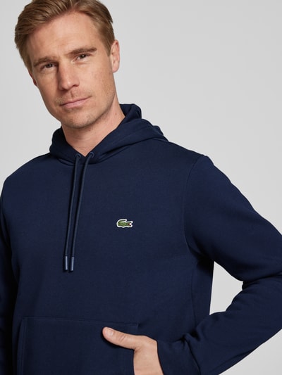 Lacoste Hoodie mit Logo-Stitching Marine 3