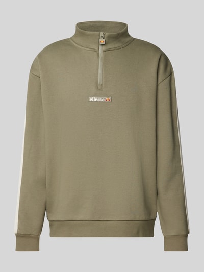 Ellesse Sweatshirt mit Stehkragen Modell 'ZARAGOZA' Khaki 2