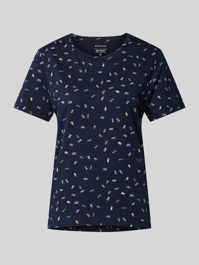 Tom Tailor T-shirt met ronde hals Marineblauw - 2