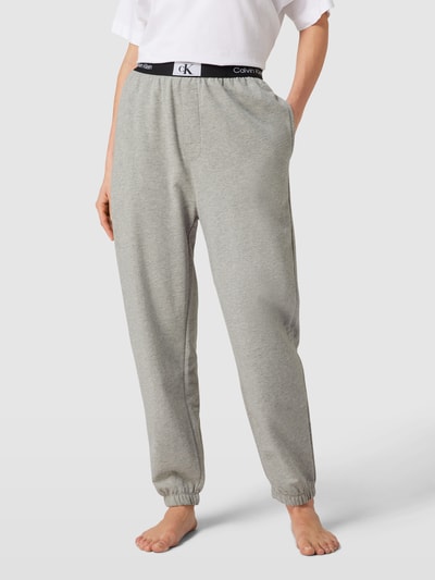 Calvin Klein Underwear Sweatpants mit elastischem Logo-Bund Hellgrau Melange 4