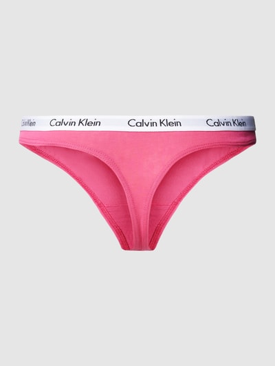 Calvin Klein Underwear String in een set van 3 stuks, model 'CAROUSEL' Bordeaux - 3