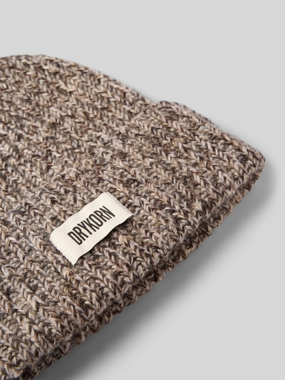 Drykorn Beanie aus Woll-Mix Modell 'LOAH' Schoko 2