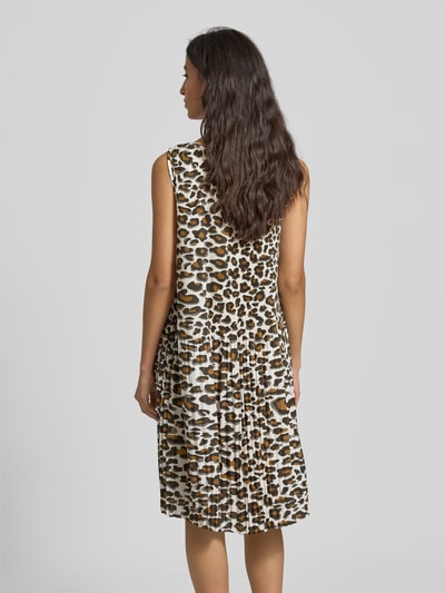 ROBE LÉGÈRE Minikleid mit Plisseefalten Sand 5