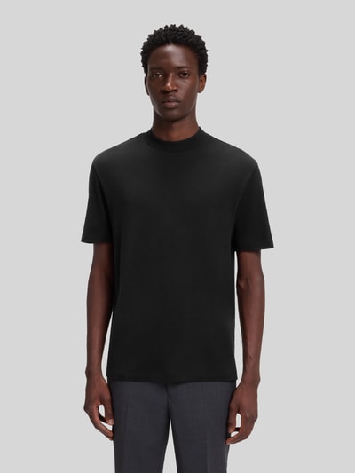 HUGO Regular Fit T-Shirt aus Baumwollmix Black 4