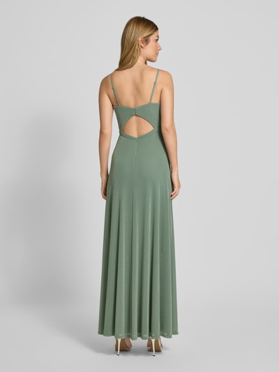 V.M. Avondjurk met cut-out aan de achterkant Lichtgroen - 5