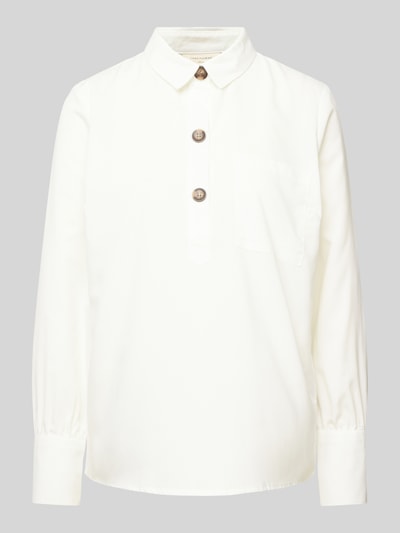 FREE/QUENT Blouse met borstzak, model 'Flynn' Offwhite - 2