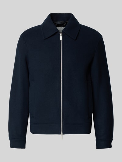 SELECTED HOMME Regular Fit Jacke aus Woll-Mix Marine 2