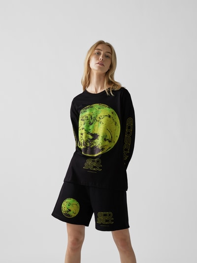 Christopher Kane Longsleeve mit Motivprint Black 4