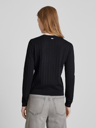 ARMANI EXCHANGE Strickpullover mit Strukturmuster Black 5