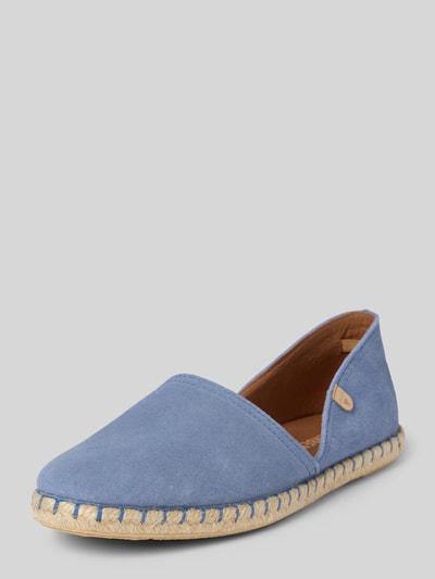 Verbenas Espadrilles aus Leder Modell 'CARMEN SERRAJE' Bleu 1