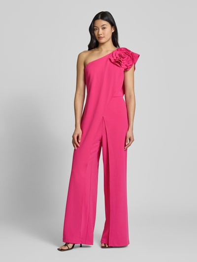 Adrianna Papell Jumpsuit mit One-Shoulder-Träger Pink 4