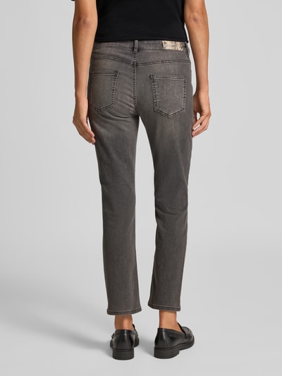 comma Jeans im Used-Look mit Eingrifftaschen Anthrazit 5