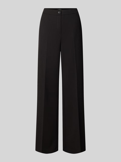 Stehmann Wide Leg Hose mit Eingrifftaschen Modell 'Hillda' Black 1
