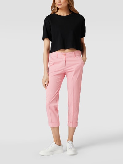 Raffaello Rossi Cropped Slim Fit Chino mit Stretch-Anteil Modell 'Dora' Pink 1