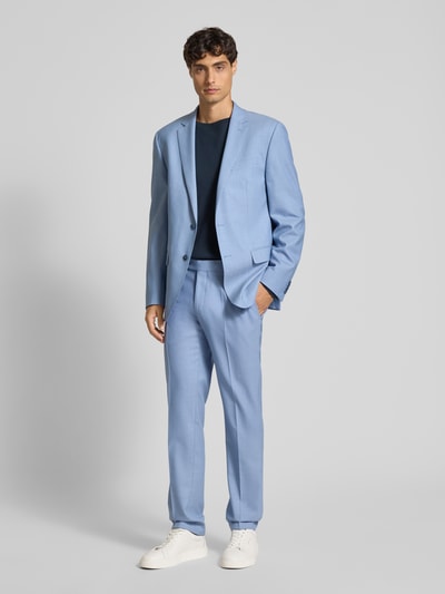 MCNEAL Shirt met lange mouwen en geribde ronde hals Donkerblauw - 1