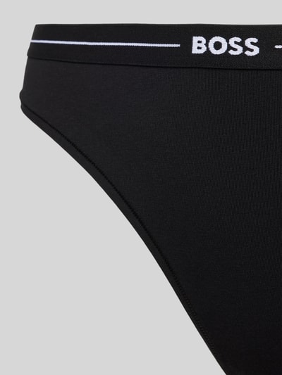 BOSS Slip mit elastischem Logo-Bund im 3er-Pack Black 2