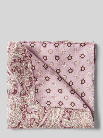 Verugia Zijden pochet met paisleymotief Rosé - 1