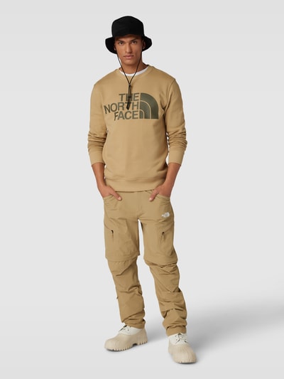 Beige north store face tracksuit