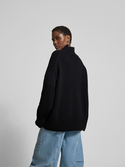 Juvia Oversized Pullover mit Kaschmir-Anteil Black 5